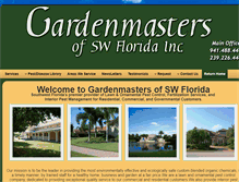 Tablet Screenshot of gardenmastersfl.com